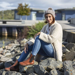 Boots zum Reinschlüpfen ohne Reißverschluss