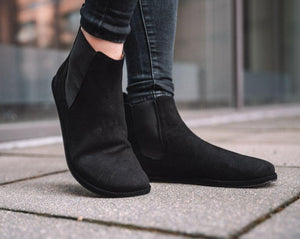 Entretien de vos chaussures pieds nus en cuir velours (cuir suédé) 