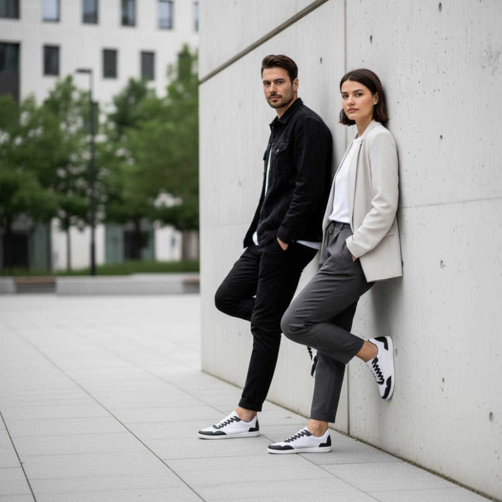 Dupleq Noir blanc végétalien