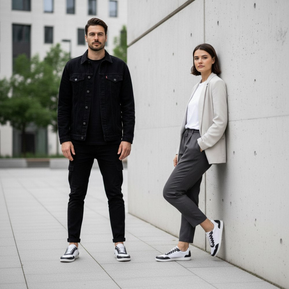 Dupleq Noir blanc végétalien