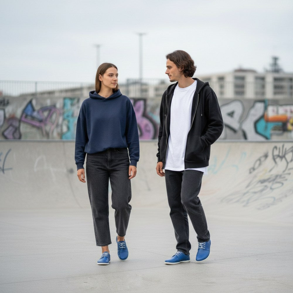 PIQUANT Nappa cobalto - blanc