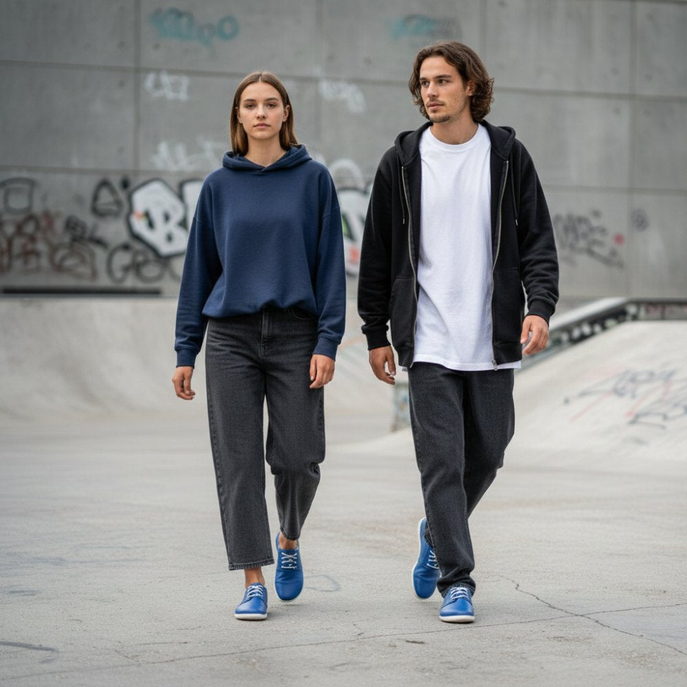 PIQUANT Nappa cobalto - blanc