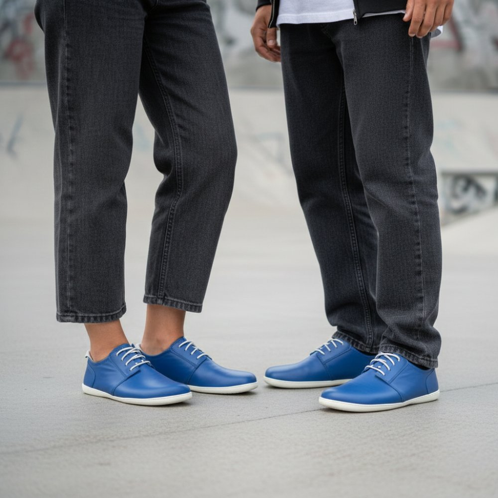 PIQUANT Nappa cobalto - blanc