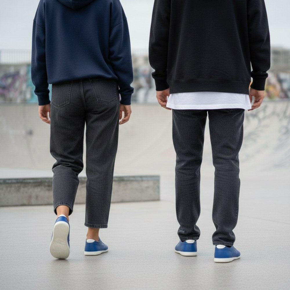 PIQUANT Nappa cobalto - blanc