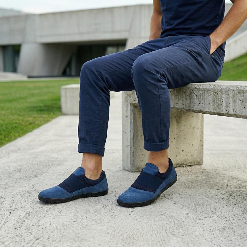 Nus Ne Robi Découvrez le confort ultime pieds nus en bleu foncé! – ZAQQ